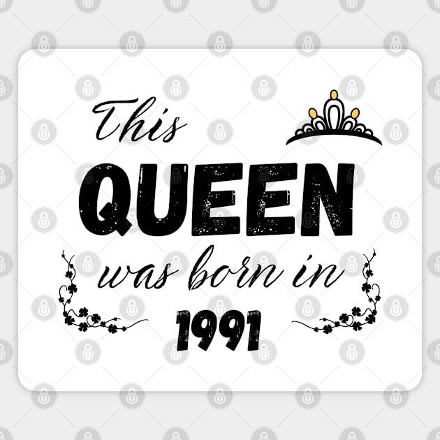 Queen born in 1991 Magnet by Kenizio 